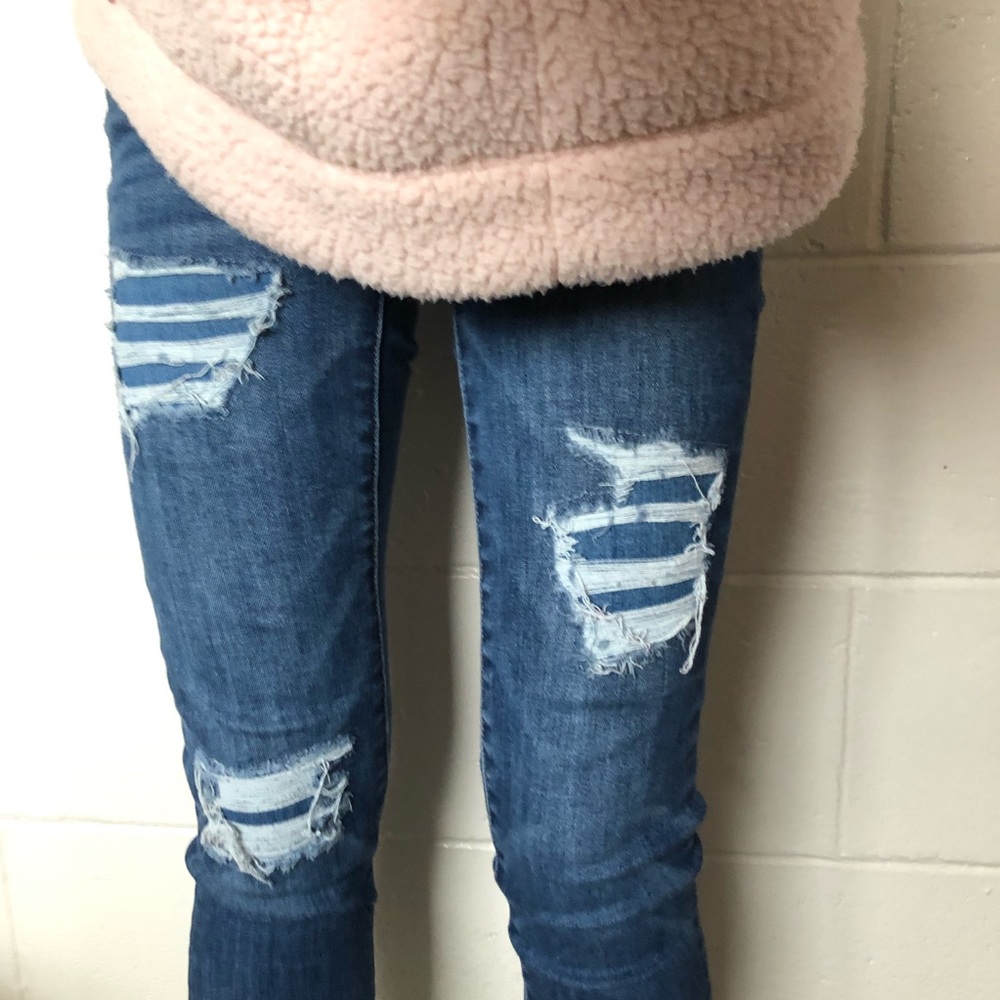 Ripped jeggings